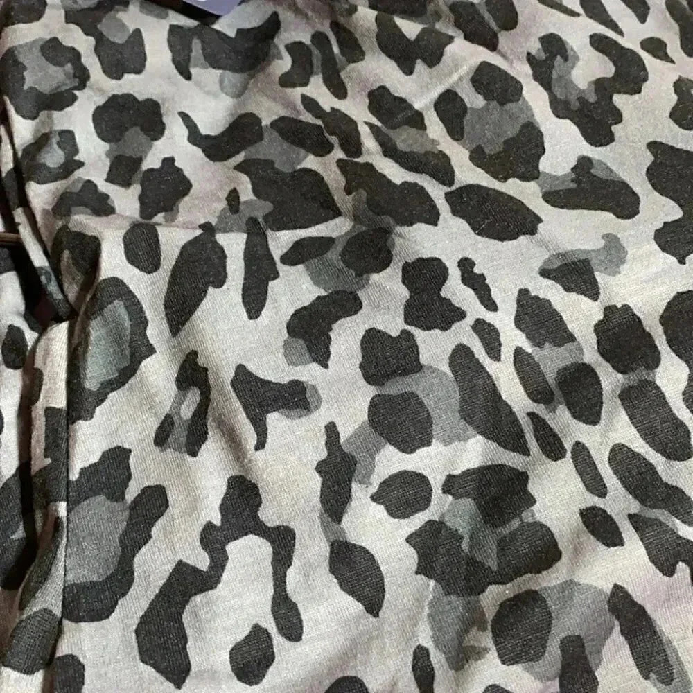 Leopard Print Drawstring Lux Pants - image 3